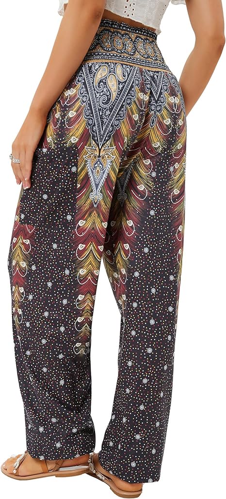 EXIER  High Waist Harem Pants