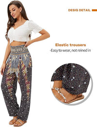 EXIER  High Waist Harem Pants