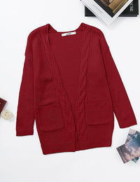 EXIER Long Sleeve Chunky Cardigan Sweaters