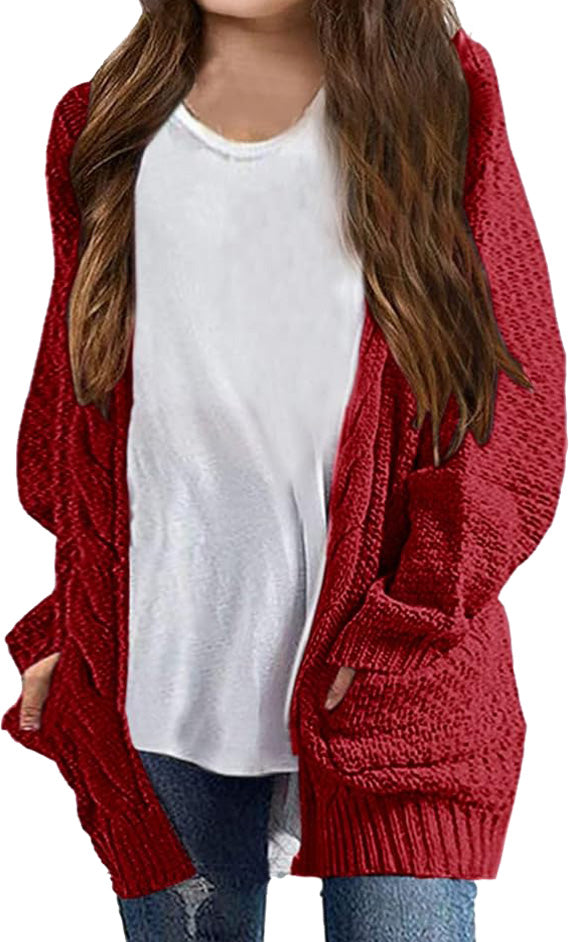 EXIER Long Sleeve Chunky Cardigan Sweaters